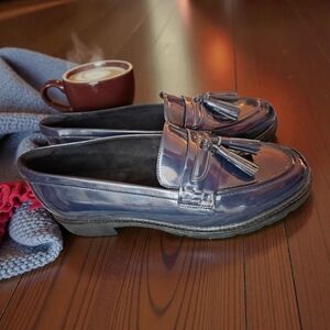 New With Tags Size 11 Rockport Navy Blue Loafers